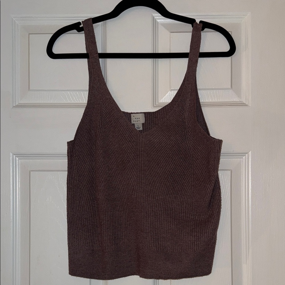 Ribbed Knit Tank Top